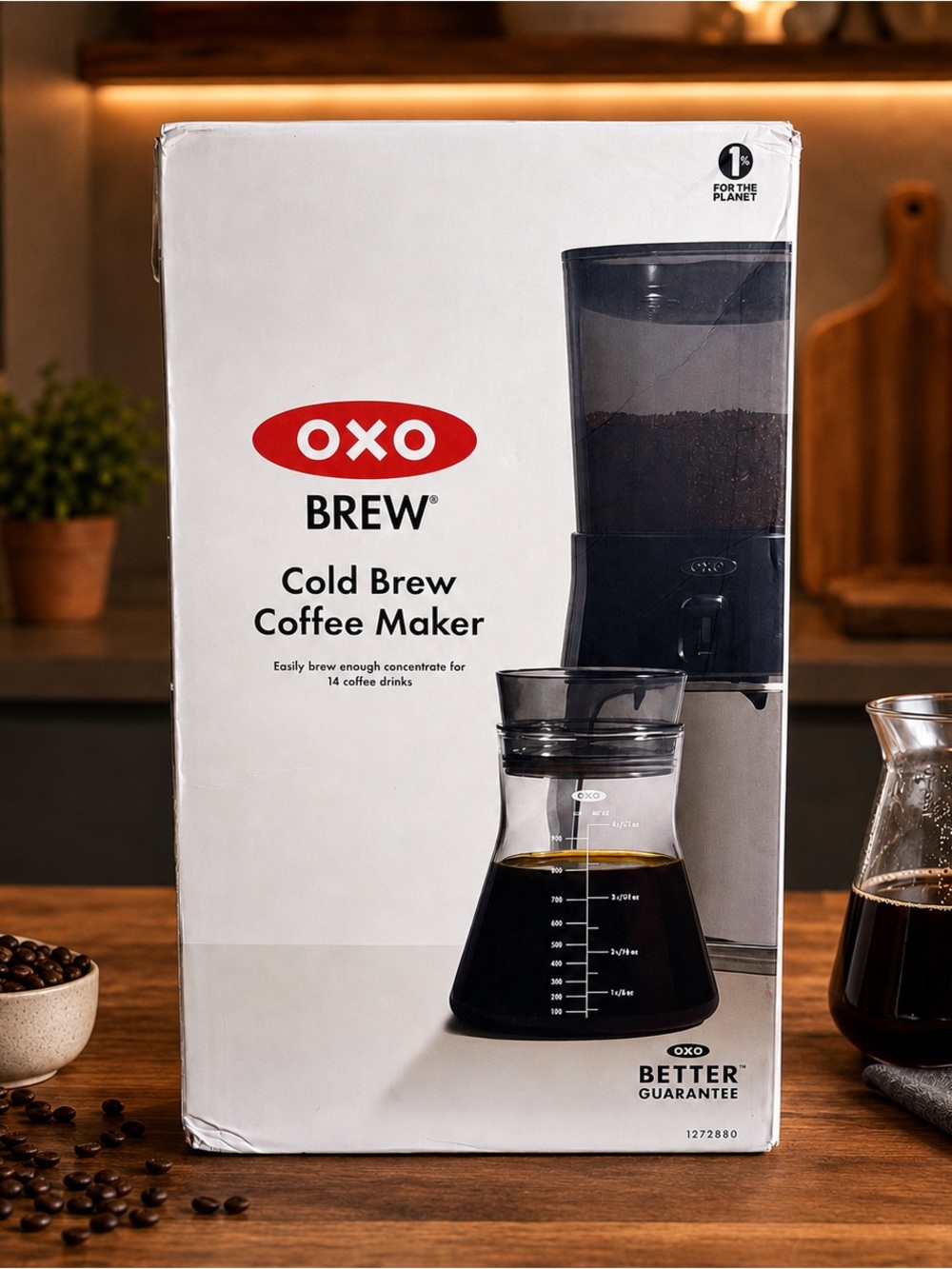 OXO Brew Cold Brew Coffee Maker 40 oz Glass Carafe Model 1272880